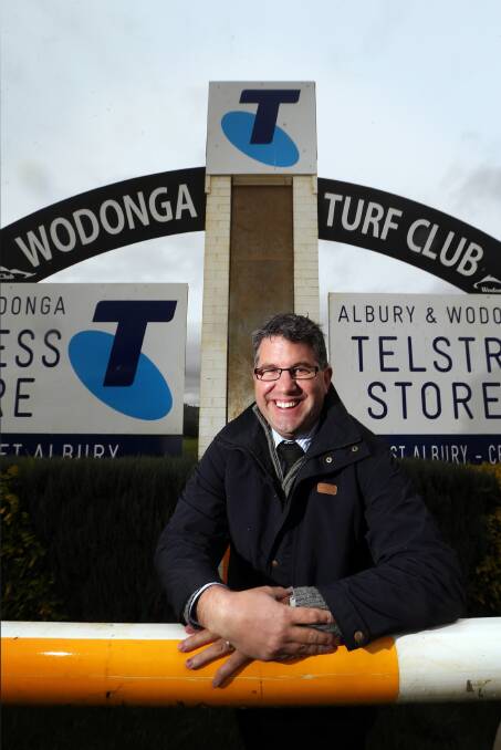Turf club general manager Tom O’Connor says declaring a Wodonga Gold Cup public holiday is a “defining moment” for the club. Picture: JOHN RUSSELL