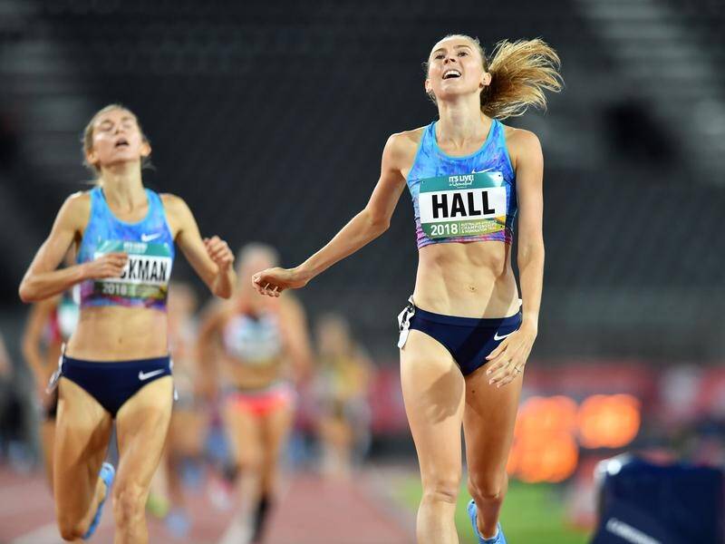 Linden Hall and Zoe Buckman will contest the 1500m at the Comm Games after a one-two trials finish.