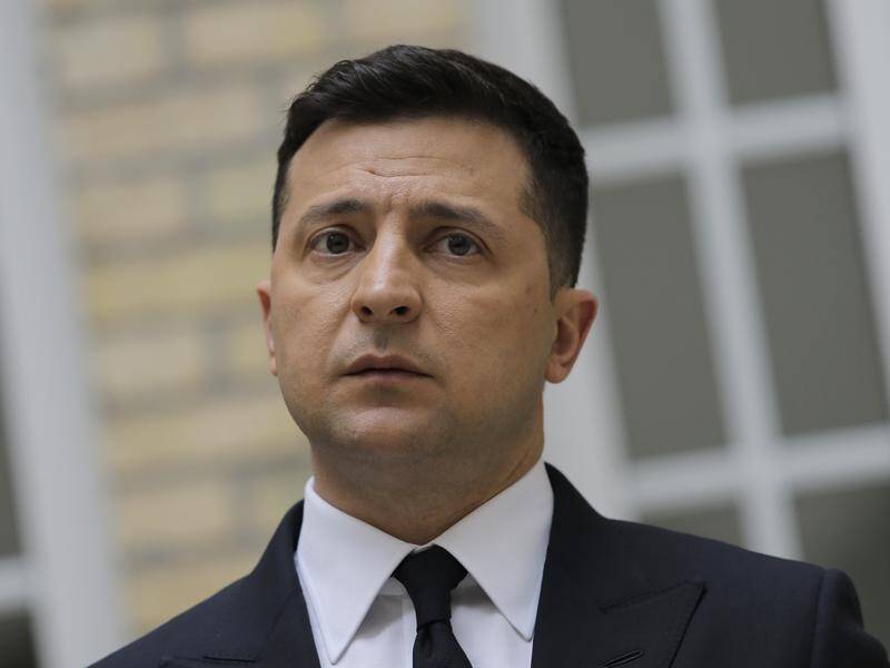 Ukrainian President Volodymyr Zelenskiy has welcomed a Russian troop withdrawal from a border area.