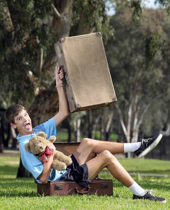 Wodonga Middle Years College student Gregor Tarrant, 14, is off to perform in Melbourne. Picture: KYLIE ESLER