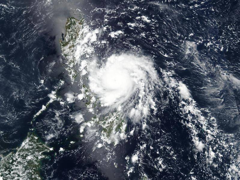 Typhoon Vongfong has hit the eastern Philippines where the coronavirus has complicated evacuations.