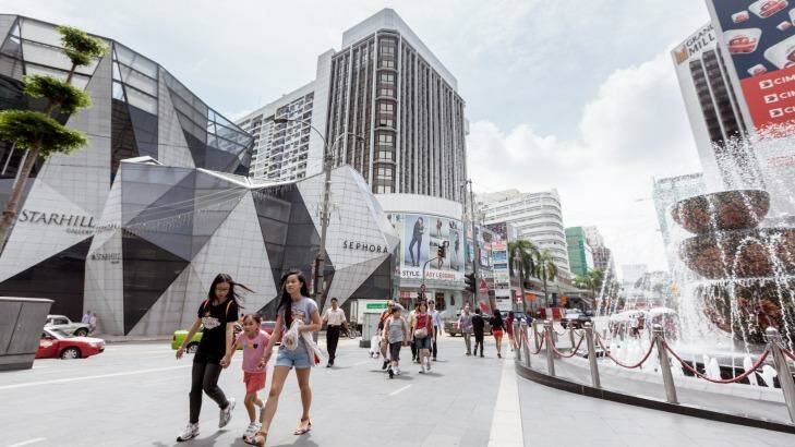 Bukit Bintang, the shopping and entertainment district of Kuala Lumpur, Malaysia. Photo: iStock