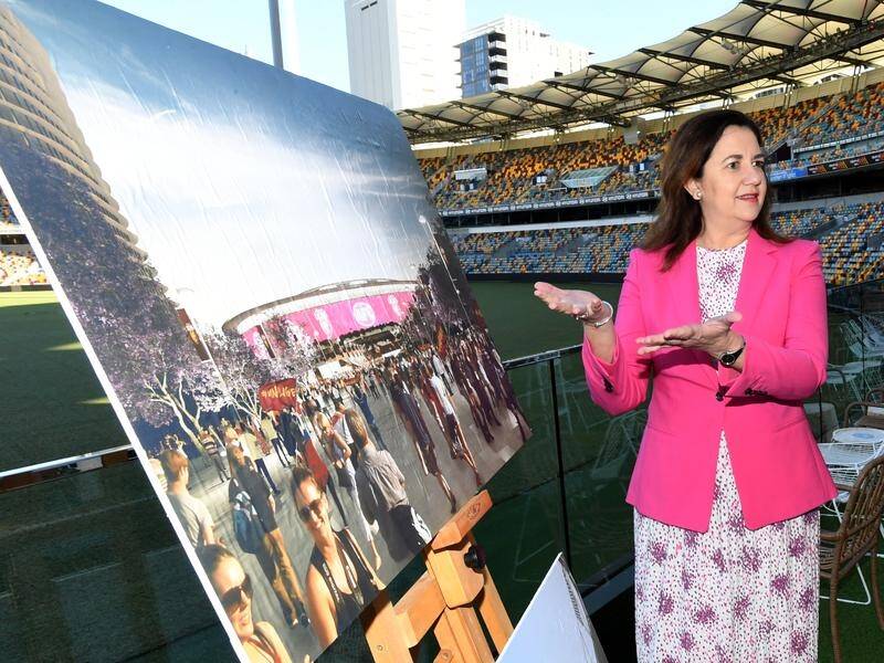 Annastacia Palaszczuk wants to spend $1 billion redeveloping the Gabba for the 2032 Olympics.