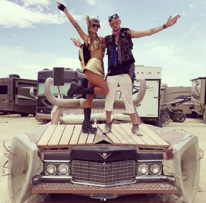 Celebrities at Burning Man 2017: Paris Hilton, Kyle Sandilands and Shanina Shaik
