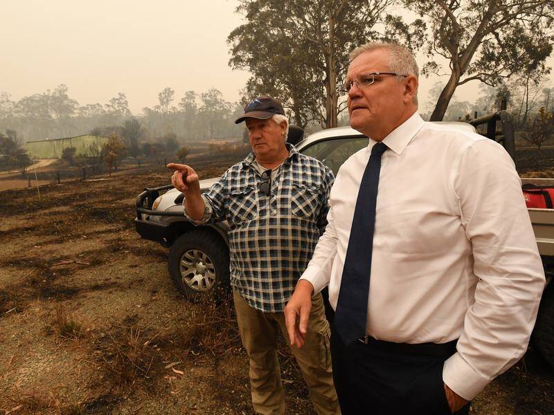 Prime Minister Scott Morrison says he's not taking abuse from bushfire victims personally.