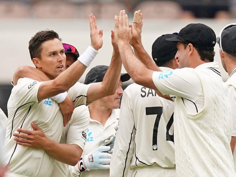 Trent Boult (right) returns from injury to bolster New Zealand's Test attack against India.