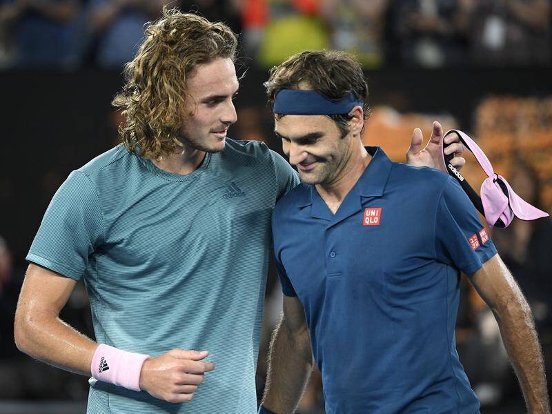 Stefanos Tsitsipas is eyeing further glory after ousting Roger Federer from the Australian Open.