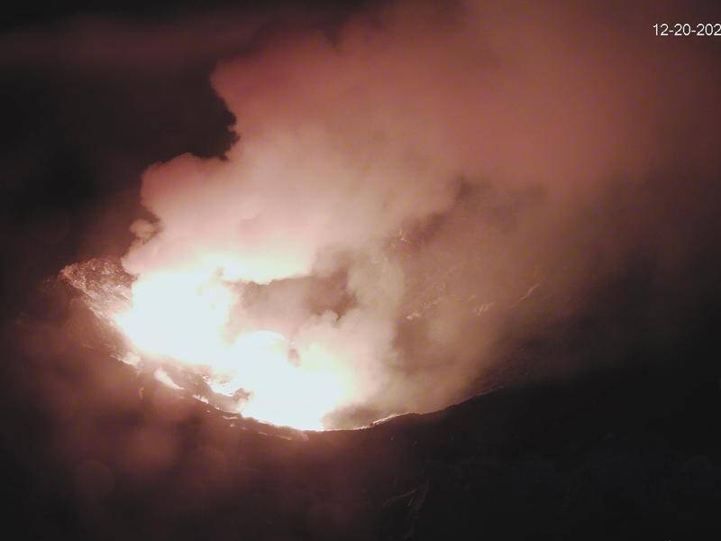 The US Geological Survey says the Kilauea volcano on Hawaii's Big Island has erupted.