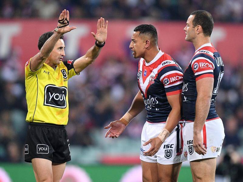 The move to one referee in the NRL has prompted the refs union to file a dispute complaint.
