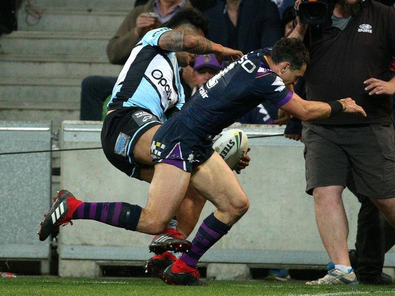 The shoulders of Billy Slater (pic) and Cooper Cronk will be crucial heading into the grand final.