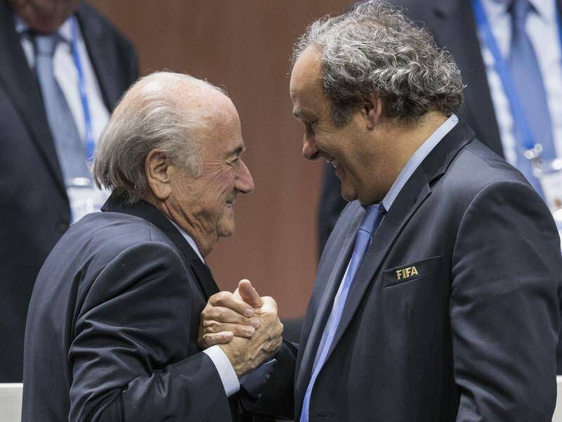 Sepp Blatter (left) and Michel Platini face a more serious charge of fraud in a Swiss investigation.