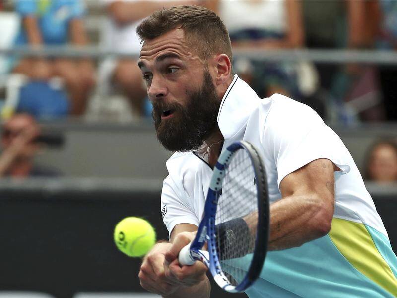France's Benoit Paire says his most recent COVID-19 test has come back negative.