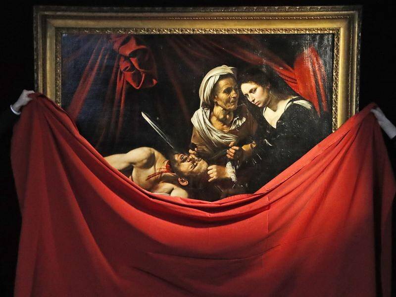 The recently discovered Caravaggio painting Judith and Holfernes will be auctioned in June.