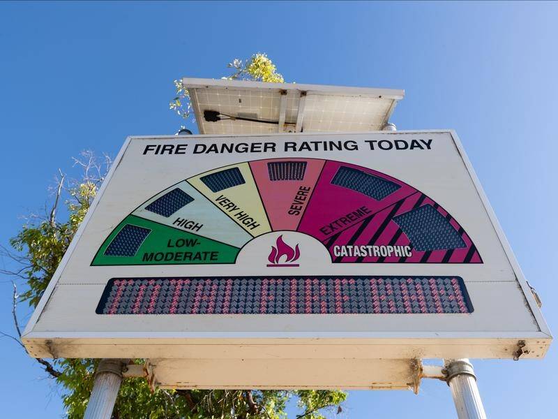 People in western NSW have been warned to prepare for severe fire danger at the weekend.