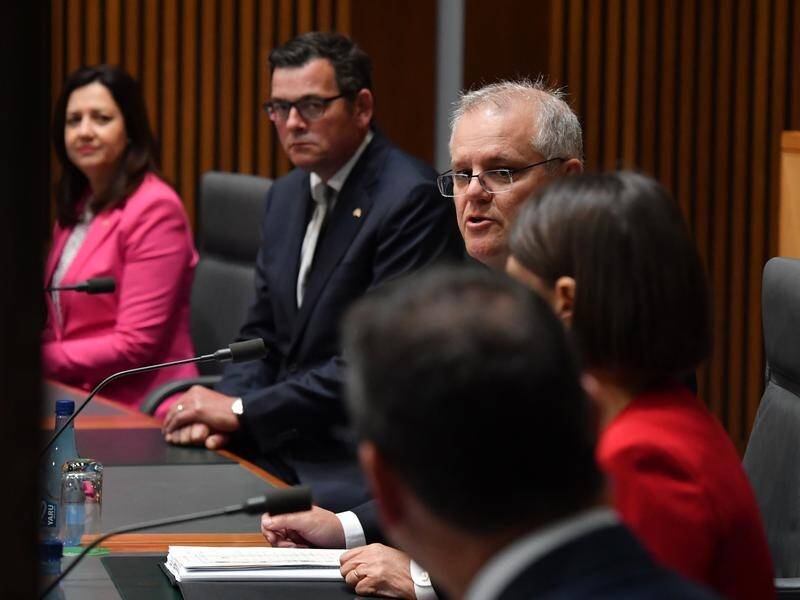 Scott Morrison is hosting a meeting of state and territory leaders to discuss anti-virus measures.