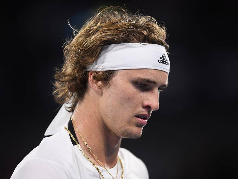 Alexander Zverev's serving woes were evident again in an ATP Cup loss to Greek Stefanos Tsitsipas.