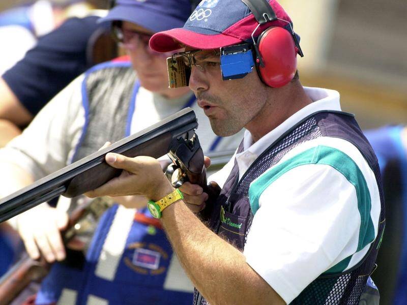 Michael Diamond won a second straight Olympic trap gold at the Sydney Olympics.