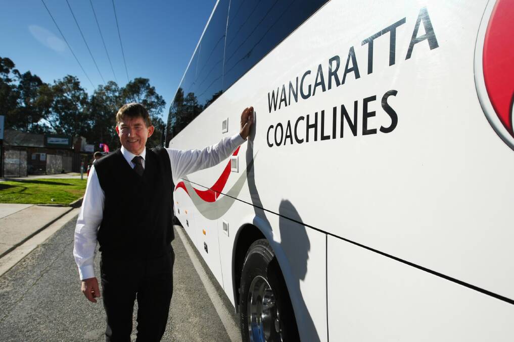 Don Joyce will still run school buses, despite selling Wangaratta Coachlines. Picture: MATTHEW SMITHWICK