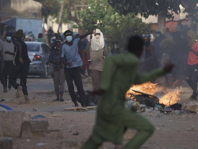 Senegal has been rocked by three days of violent protests in which 16 people have died. (AP PHOTO)