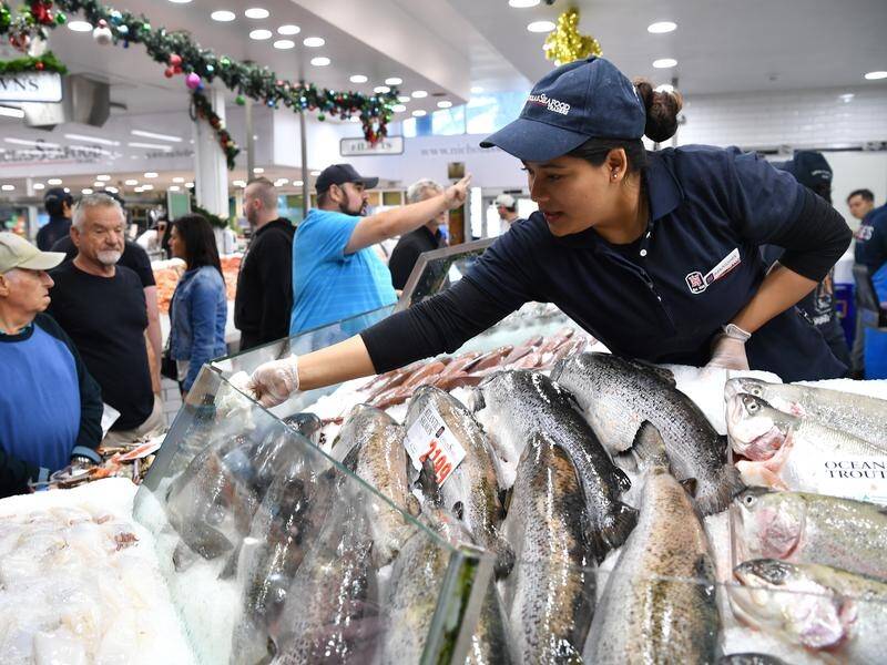More than 100,000 customers will flock to the Sydney Fish Market in the 36 hours before Christmas.
