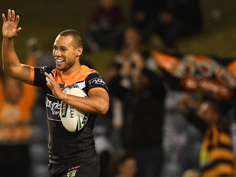 Wests Tigers skipper Moses Mbye says he's almost certain to return from injury against the Warriors.