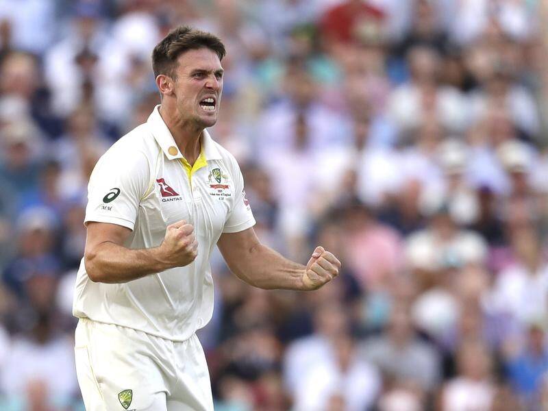 Australia's Mitch Marsh returned career-best figures of 4-35 on day one of the fifth Ashes Test.