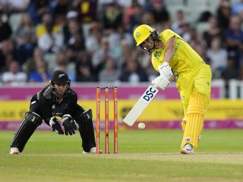 Ash Gardner has helped see Australia home in their T20 Commonwealth Games semi-final. (AP PHOTO)