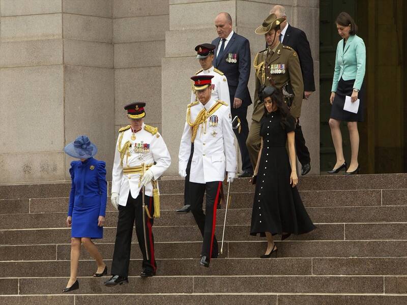 The Duke and Dutchess of Sussex have attended the opening of Sydney's enhanced ANZAC Memorial.