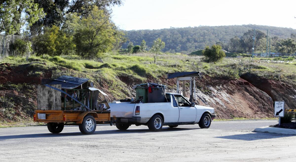 It will soon cost less to dump a load of rubbish at the Albury Council tip. Picture: PETER MERKESTEYN