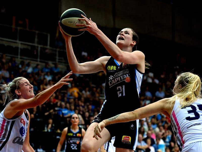 WNBL title favourites Canberra claimed the first leg of their finals series with Adelaide.