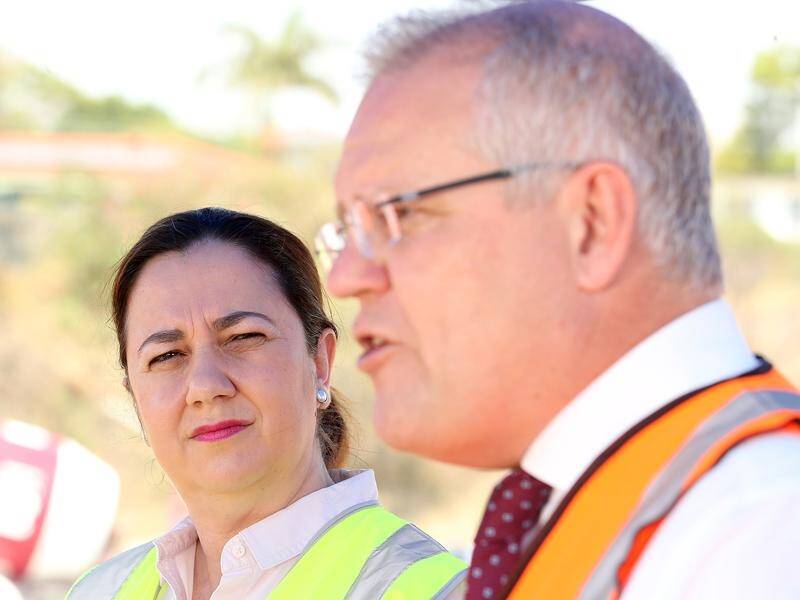 The Queensland premier has denied a report she had rejected compensation for volunteer firefighters.