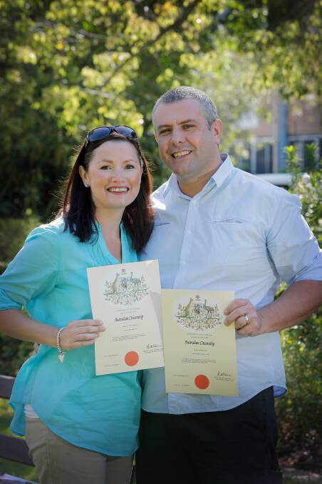 Debra and Billy Martin became citizens because it was the place they call home. Picture: TARA GOONAN