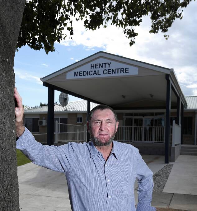 Mick Broughan says services like Medicare Local are vital to small towns like Henty. Picture: MATTHEW SMITHWICK