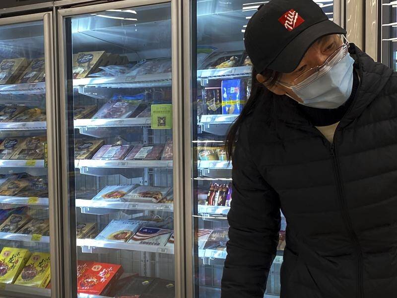 Chinese authorities say they have detected the coronavirus on packages of imported frozen food.