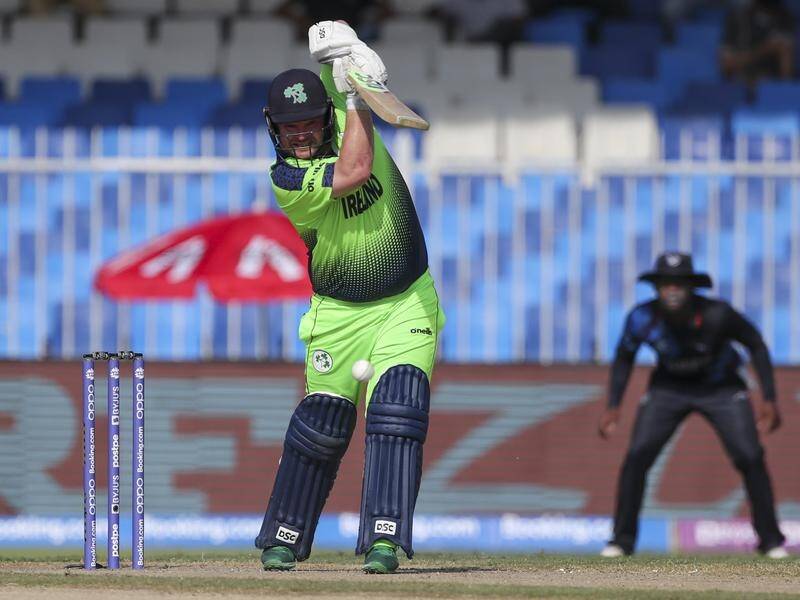 Paul Stirling (pic) scored 38 but Ireland were held to 8-125 by Namibia at the T20 World Cup.