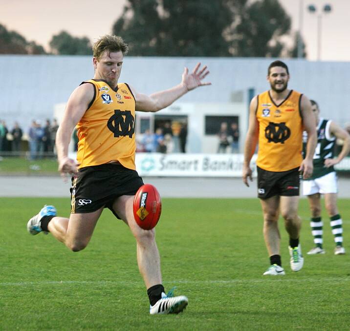 Adam Prior shows the classic style that landed him 11 goals. Pictures: TARA GOONAN