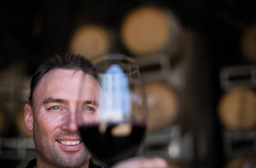 Damien Cofield wants the state government to help get more exposure for the Rutherglen wine region. Picture: DYLAN ROBINSON