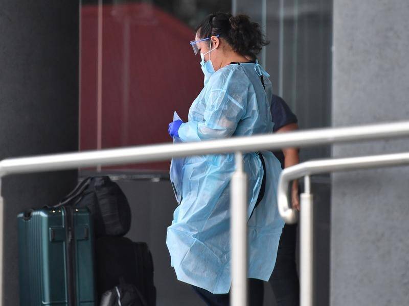 Three people have tested positive for coronavirus in quarantine hotels in Queensland.