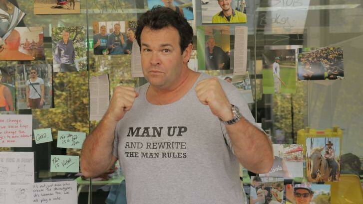 Gus Worland is encouraging men to speak up about mental-health issues in <i>Man Up</i>. Photo: Supplied