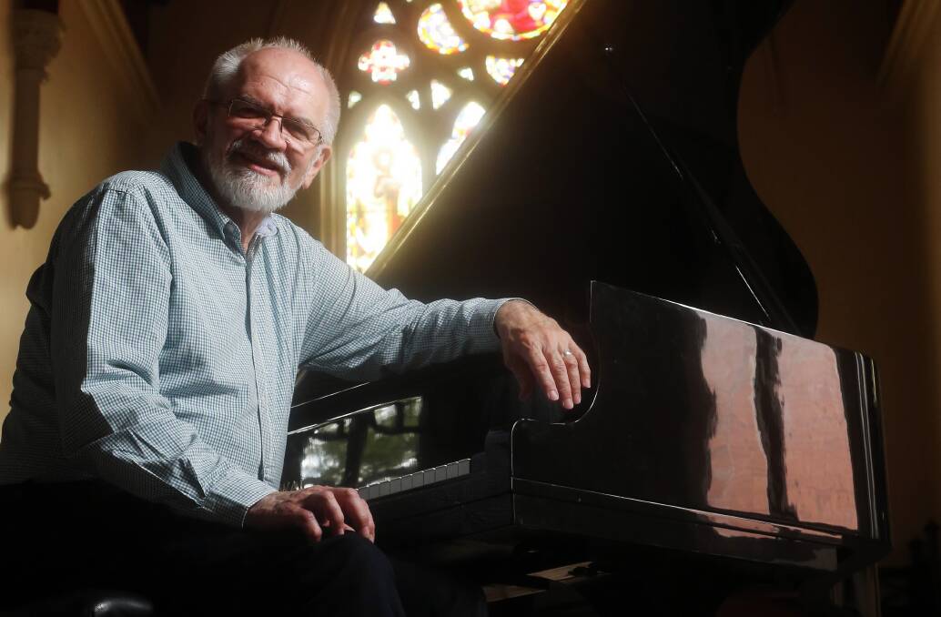 John Ross has hit a high note by receiving an OAM for his musical contribution to the Border. Picture: JOHN RUSSELL