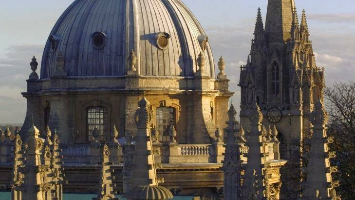 Medieval spires viewed from the Sheldonian Theatre in Oxford, UK. Photo: Pawel Libera