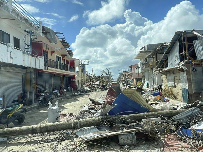 Typhoon Rai has left a trail of destruction and more than 200 dead in the Philippines.