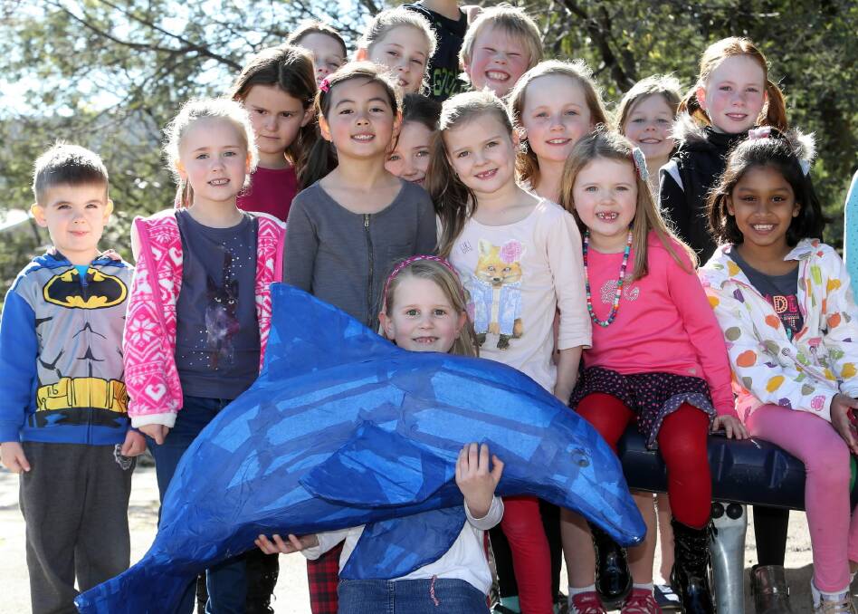 Grace Collier, 7, wanted her friends to donate money to dolphins rather than buy her birthday presents. Picture: PETER MERKESTEYN