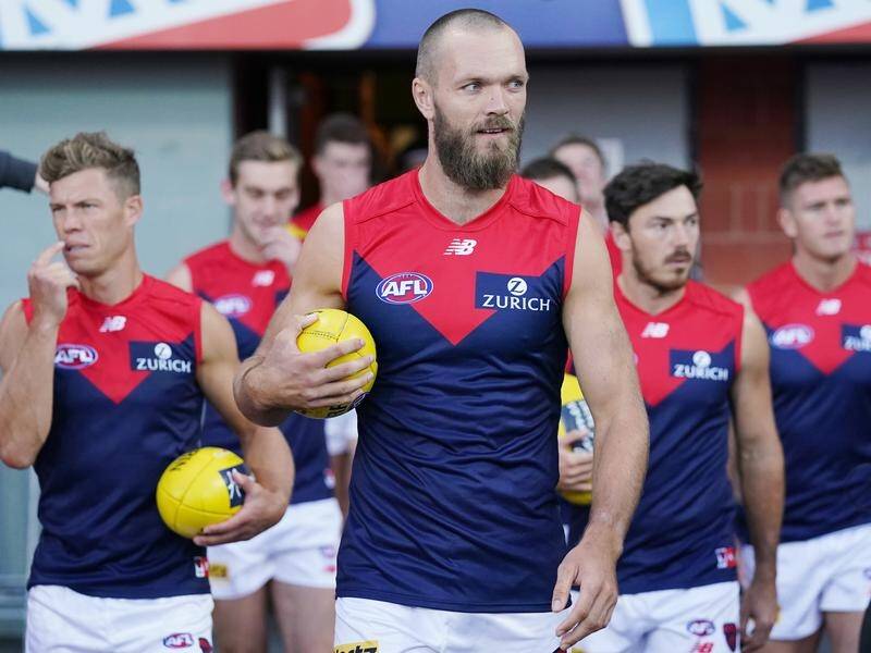 Max Gawn plans to lead from the front for Melbourne this season.