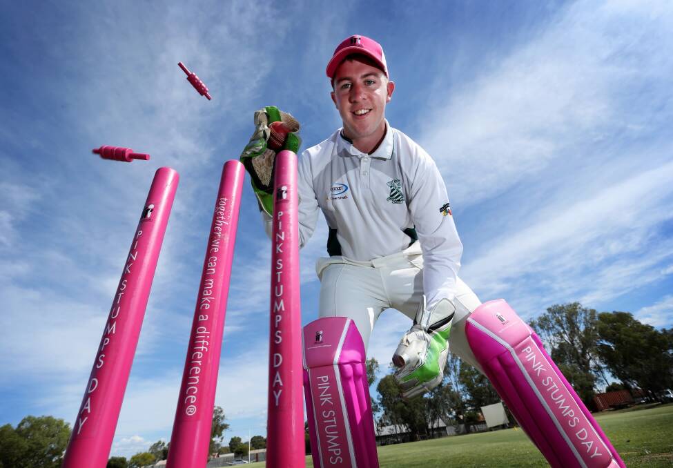 St Patrick’s Neil Smith is looking forward to today’s McGrath Foundation Pink Stumps Day at Xavier Oval.