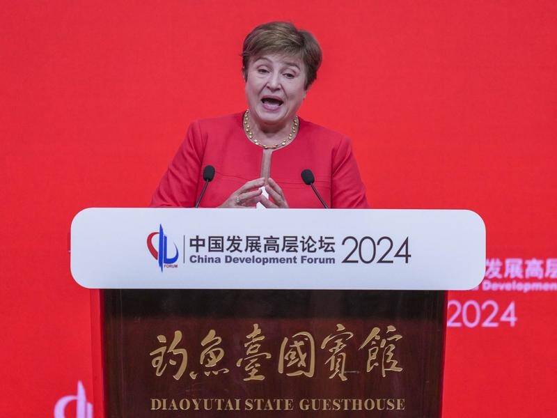Kristalina Georgiva says a more consumer-centred policy mix could add trillions to China's economy. (AP PHOTO)