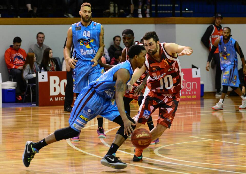 Bandits import Donte Nicholas is unlikely to play in Sunday’s home clash with Dandenong. Picture: WP PHOTOGRAPHY