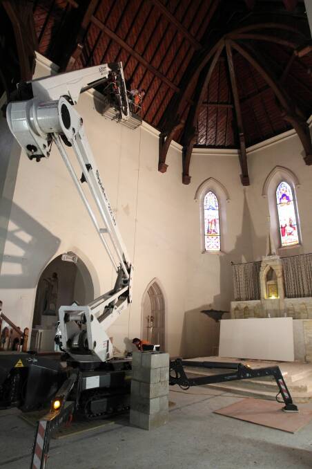 The revamp at St Patrick’s had been estimated to cost $100,000 but the final bill will come in under $30,000 due to the large amount of voluntary labor from local tradespeople. Picture: KYLIE ESLER