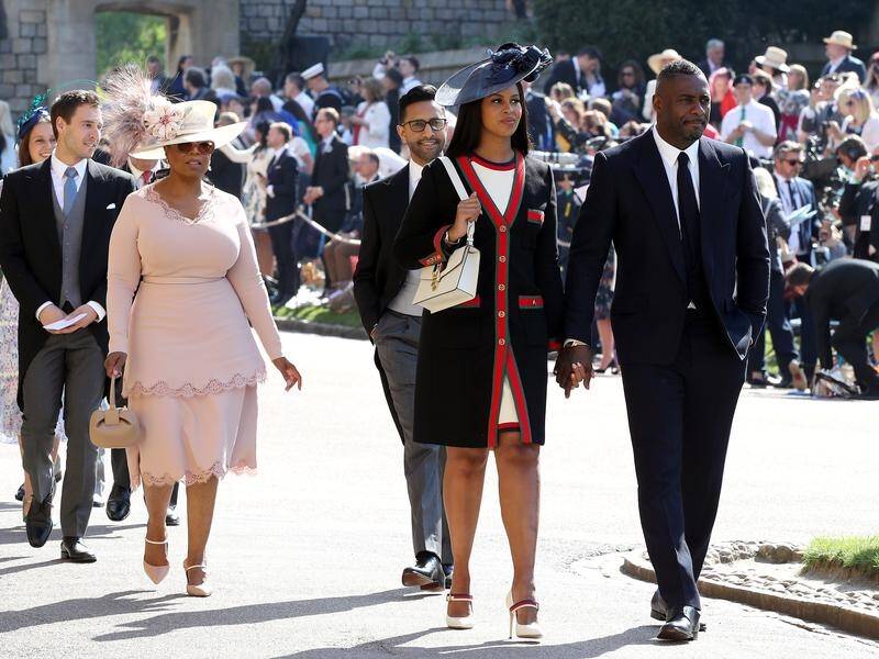 Oprah Winfrey and Idris Elba were among the big names invited to the royal wedding.