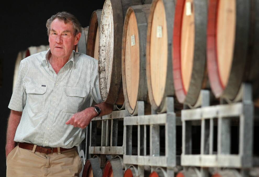 Col Campbell has been named the inaugural Victorian Legend of the Vine. Picture: KYLIE ESLER
